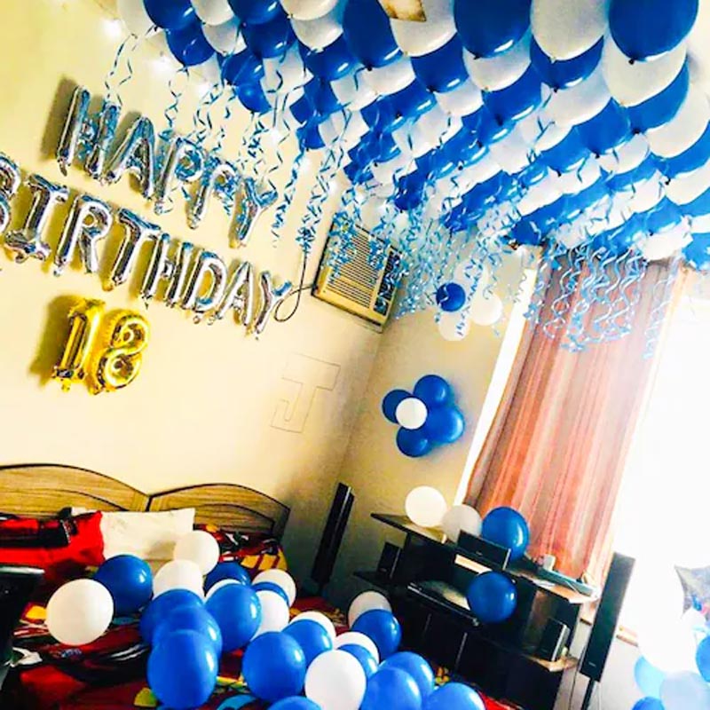 Elegant birthday balloon arch and backdrop design in Bhiwadi